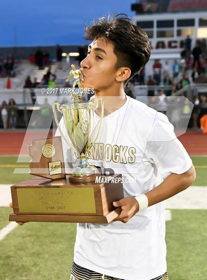 Thumbnail 1 in NFL Yet Academy vs. Yuma Catholic (AIA 3A Final Award Photos) photogallery.