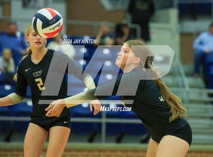 Thumbnail 1 in Whitewright vs. Valley Mills (UIL Volleyball 2A Region 2 Semi) photogallery.