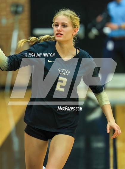 Thumbnail 2 in Whitewright vs. Valley Mills (UIL Volleyball 2A Region 2 Semi) photogallery.