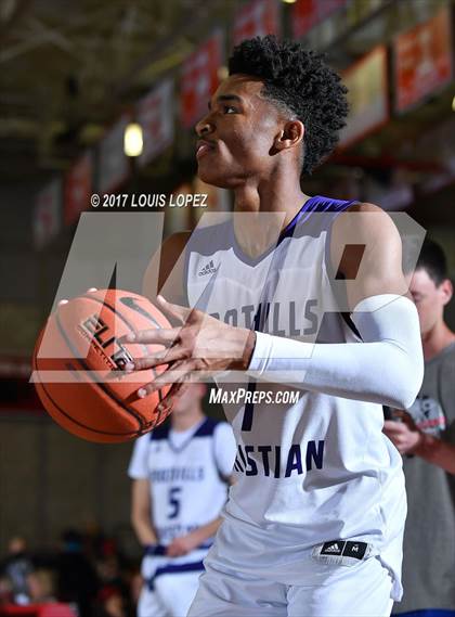 Thumbnail 2 in Foothills Christian vs. Oak Hill Academy (Nike Extravaganza) photogallery.