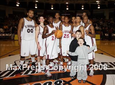 Thumbnail 1 in DeMatha Catholic vs St. Benedict's (Spalding Hoophall Classic) photogallery.