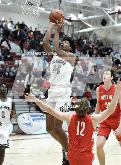 Thumbnail 3 in Mater Dei vs. Mayfair (Rancho Mirage Holiday Invitational) photogallery.