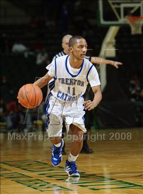 Thumbnail 3 in Trenton Catholic Academy vs Bishop Loughlin (Prime Time Shootout) photogallery.