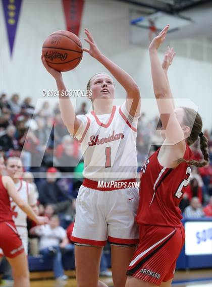 Thumbnail 3 in Jackson vs. Sheridan (OHSAA D2 District Semifinal) photogallery.