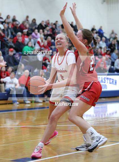 Thumbnail 2 in Jackson vs. Sheridan (OHSAA D2 District Semifinal) photogallery.