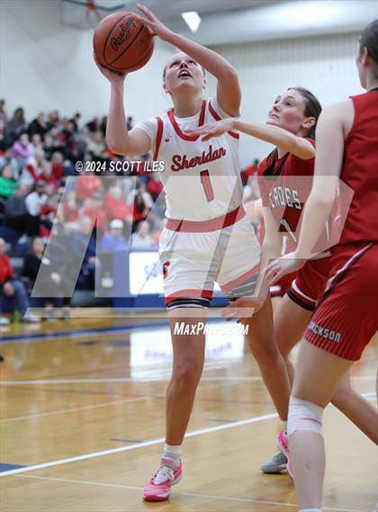 Thumbnail 1 in Jackson vs. Sheridan (OHSAA D2 District Semifinal) photogallery.