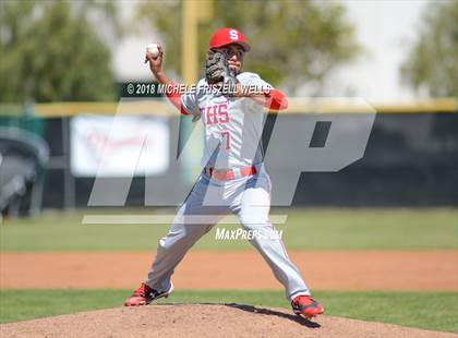 Thumbnail 2 in Fallbrook vs Sweetwater (San Diego Lion's Tournament) photogallery.
