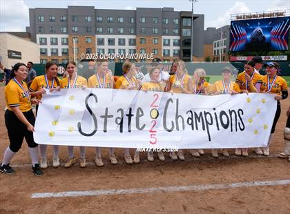 Thumbnail 3 in Brookeland vs. Jonesboro (UIL Softball 1A Final) photogallery.