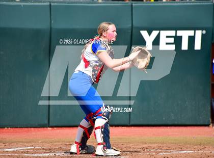 Thumbnail 1 in Brookeland vs. Jonesboro (UIL Softball 1A Final) photogallery.