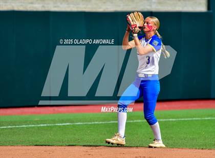 Thumbnail 3 in Brookeland vs. Jonesboro (UIL Softball 1A Final) photogallery.