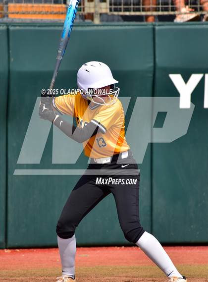 Thumbnail 1 in Brookeland vs. Jonesboro (UIL Softball 1A Final) photogallery.