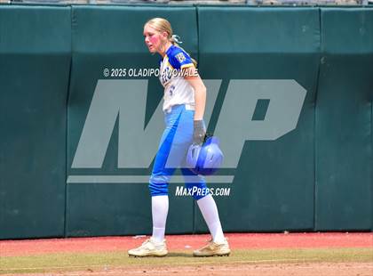 Thumbnail 3 in Brookeland vs. Jonesboro (UIL Softball 1A Final) photogallery.
