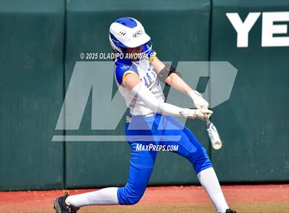 Thumbnail 3 in Brookeland vs. Jonesboro (UIL Softball 1A Final) photogallery.