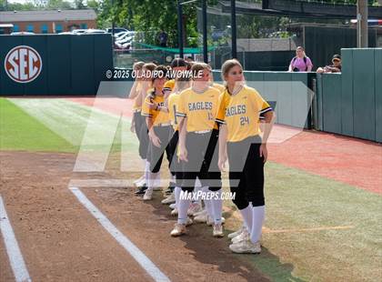 Thumbnail 2 in Brookeland vs. Jonesboro (UIL Softball 1A Final) photogallery.