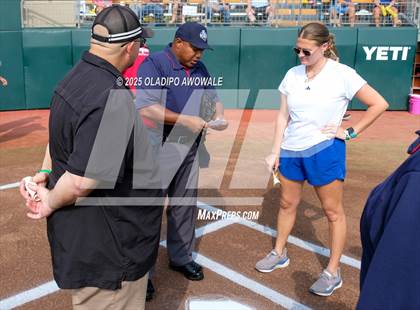 Thumbnail 1 in Brookeland vs. Jonesboro (UIL Softball 1A Final) photogallery.