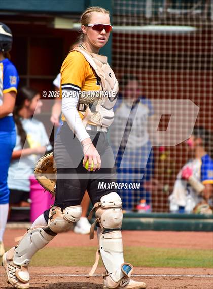 Thumbnail 1 in Brookeland vs. Jonesboro (UIL Softball 1A Final) photogallery.