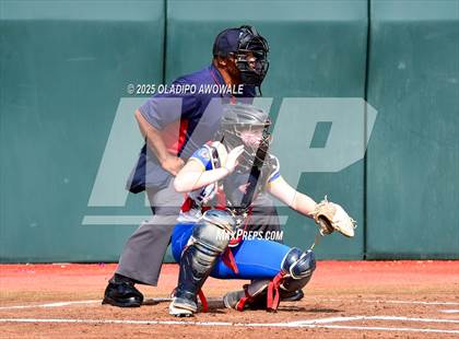 Thumbnail 2 in Brookeland vs. Jonesboro (UIL Softball 1A Final) photogallery.