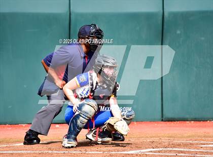Thumbnail 3 in Brookeland vs. Jonesboro (UIL Softball 1A Final) photogallery.