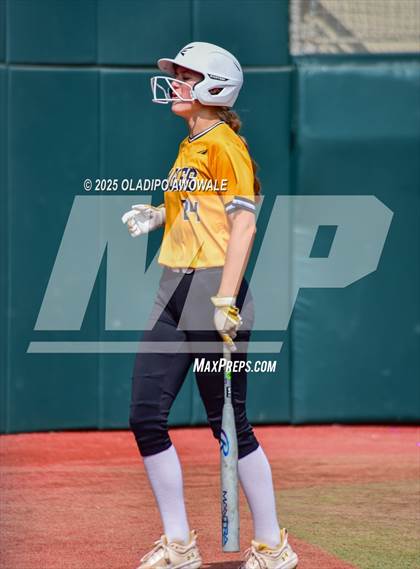 Thumbnail 1 in Brookeland vs. Jonesboro (UIL Softball 1A Final) photogallery.