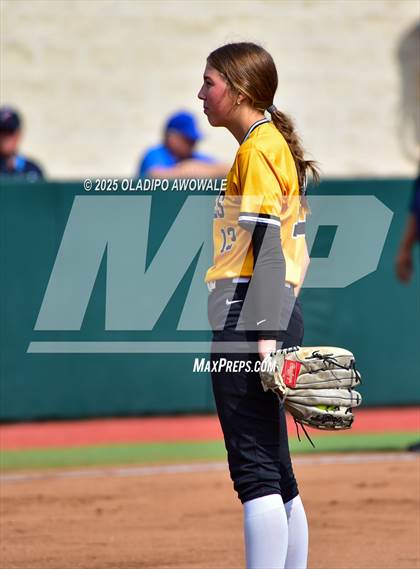 Thumbnail 3 in Brookeland vs. Jonesboro (UIL Softball 1A Final) photogallery.