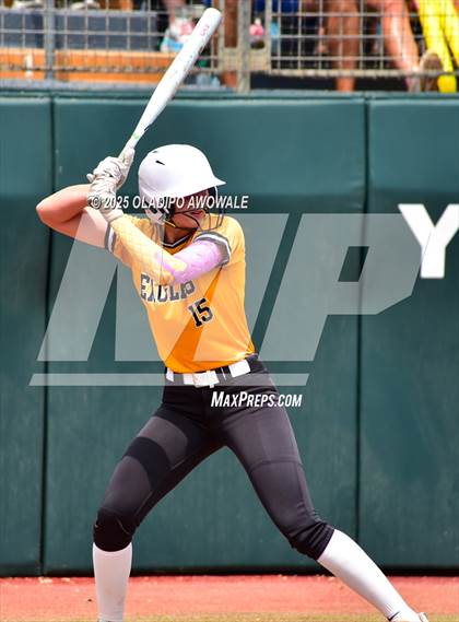 Thumbnail 3 in Brookeland vs. Jonesboro (UIL Softball 1A Final) photogallery.