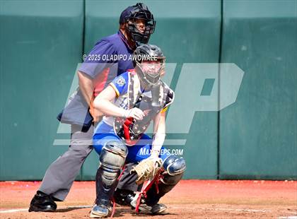 Thumbnail 2 in Brookeland vs. Jonesboro (UIL Softball 1A Final) photogallery.