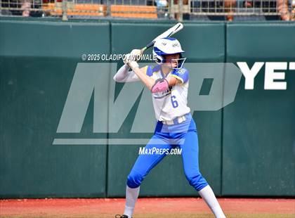 Thumbnail 2 in Brookeland vs. Jonesboro (UIL Softball 1A Final) photogallery.