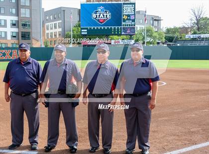 Thumbnail 2 in Brookeland vs. Jonesboro (UIL Softball 1A Final) photogallery.