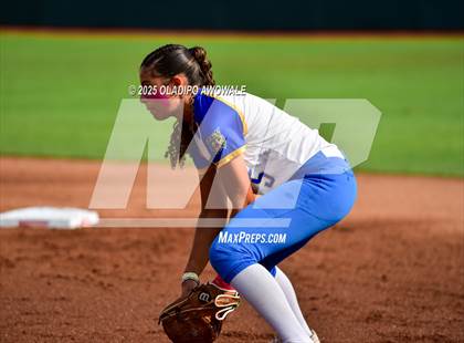 Thumbnail 1 in Brookeland vs. Jonesboro (UIL Softball 1A Final) photogallery.
