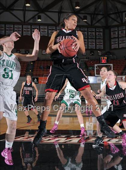 Thumbnail 3 in St. Mary's vs. Bella Vista (CIF SJS D2 Semifinals) photogallery.