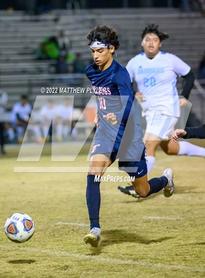 Thumbnail 2 in Overhills vs  Terry Sanford (All American Conference Tournament - Semi-Final) photogallery.