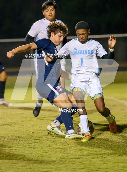 Thumbnail 2 in Overhills vs  Terry Sanford (All American Conference Tournament - Semi-Final) photogallery.