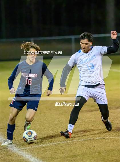 Thumbnail 2 in Overhills vs  Terry Sanford (All American Conference Tournament - Semi-Final) photogallery.