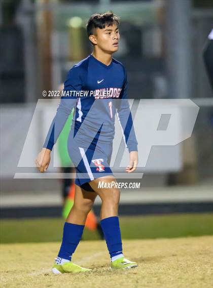 Thumbnail 2 in Overhills vs  Terry Sanford (All American Conference Tournament - Semi-Final) photogallery.