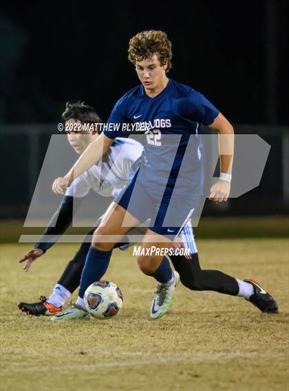 Thumbnail 2 in Overhills vs  Terry Sanford (All American Conference Tournament - Semi-Final) photogallery.