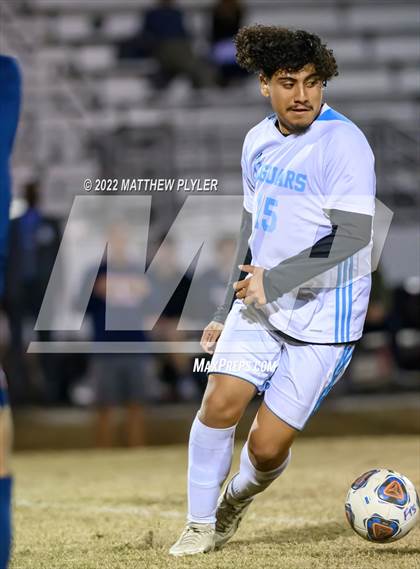 Thumbnail 2 in Overhills vs  Terry Sanford (All American Conference Tournament - Semi-Final) photogallery.