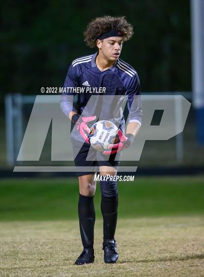 Thumbnail 3 in Overhills vs  Terry Sanford (All American Conference Tournament - Semi-Final) photogallery.
