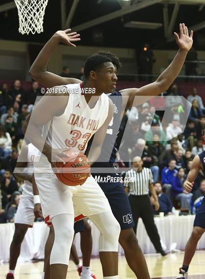Thumbnail 1 in NSU University vs. Oak Hill Academy (Spalding Hoophall Classic) photogallery.