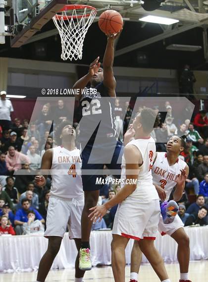 Thumbnail 2 in NSU University vs. Oak Hill Academy (Spalding Hoophall Classic) photogallery.