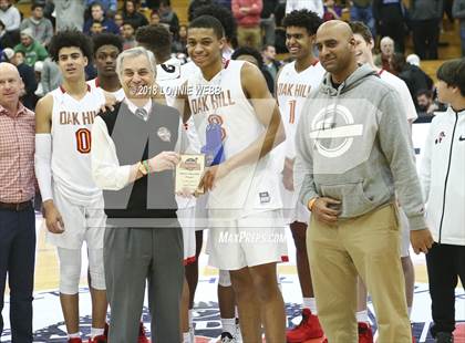 Thumbnail 1 in NSU University vs. Oak Hill Academy (Spalding Hoophall Classic) photogallery.