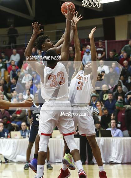 Thumbnail 2 in NSU University vs. Oak Hill Academy (Spalding Hoophall Classic) photogallery.