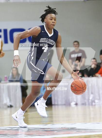 Thumbnail 1 in NSU University vs. Oak Hill Academy (Spalding Hoophall Classic) photogallery.