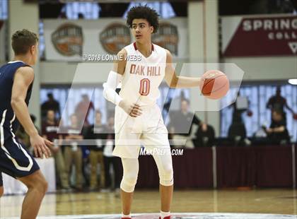 Thumbnail 1 in NSU University vs. Oak Hill Academy (Spalding Hoophall Classic) photogallery.
