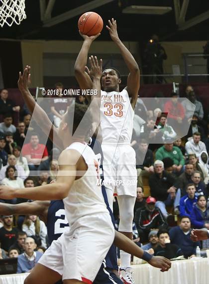 Thumbnail 2 in NSU University vs. Oak Hill Academy (Spalding Hoophall Classic) photogallery.
