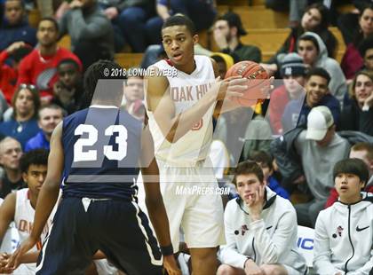 Thumbnail 1 in NSU University vs. Oak Hill Academy (Spalding Hoophall Classic) photogallery.