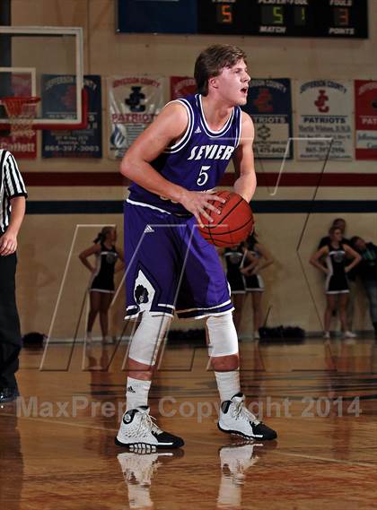 Thumbnail 2 in Sevier County @ Jefferson County (TSSAA D2-AAA District Finals) photogallery.