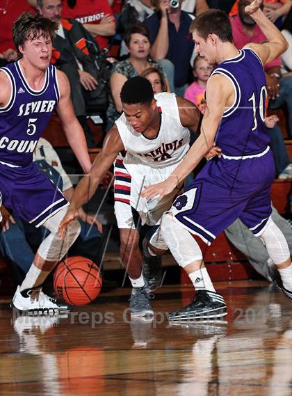 Thumbnail 2 in Sevier County @ Jefferson County (TSSAA D2-AAA District Finals) photogallery.