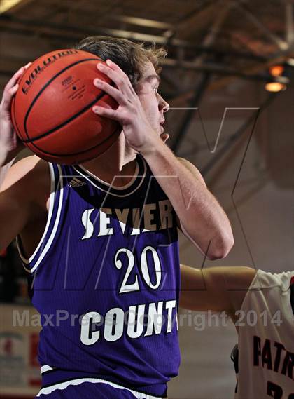 Thumbnail 1 in Sevier County @ Jefferson County (TSSAA D2-AAA District Finals) photogallery.