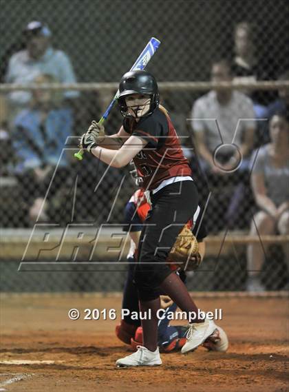 Thumbnail 2 in Desert Ridge vs Pinnacle (Desert Mountain Softball Invitational)  photogallery.