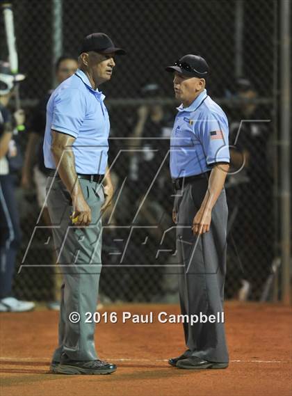 Thumbnail 1 in Desert Ridge vs Pinnacle (Desert Mountain Softball Invitational)  photogallery.